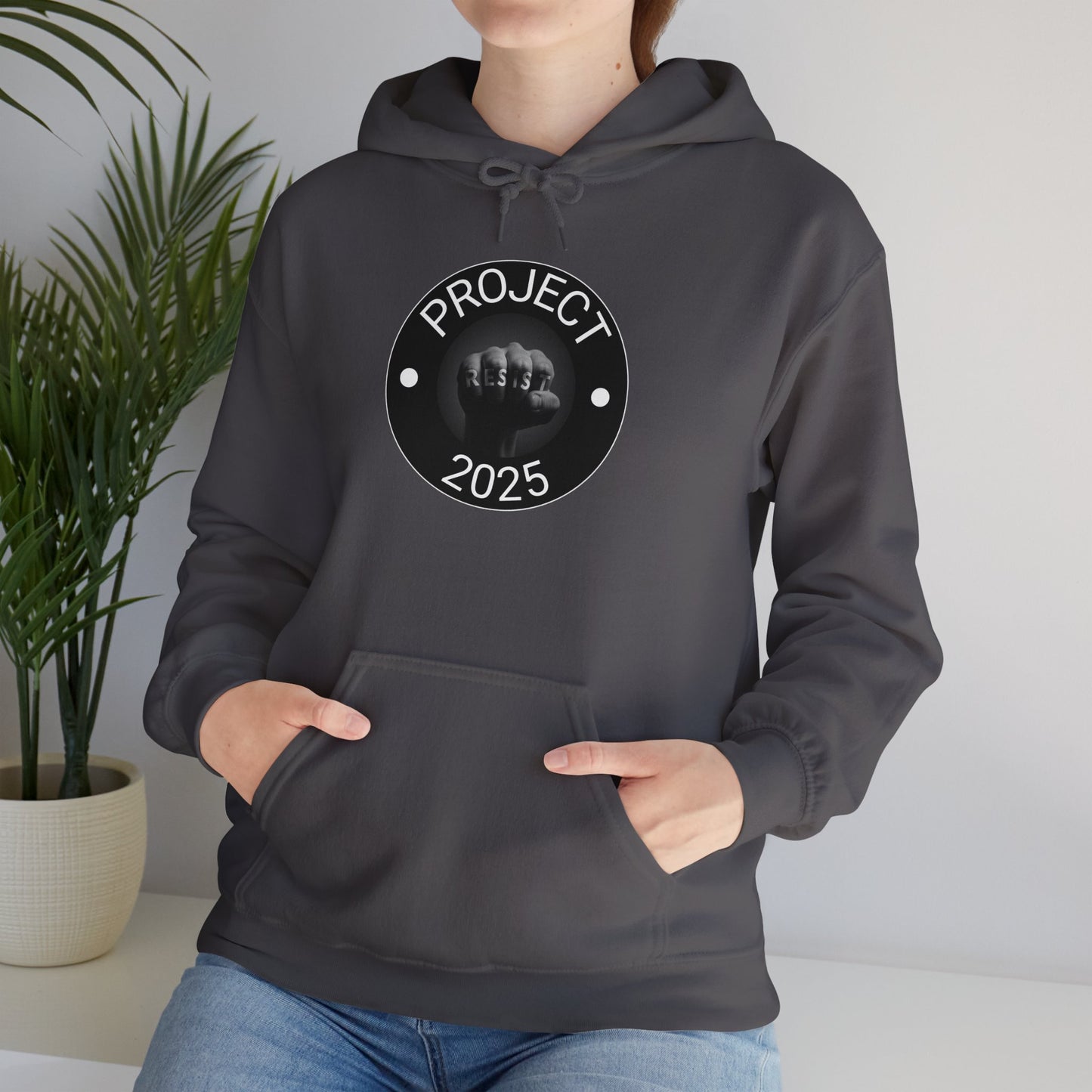 Resist Project 2025 - Unisex Hooded Sweatshirt