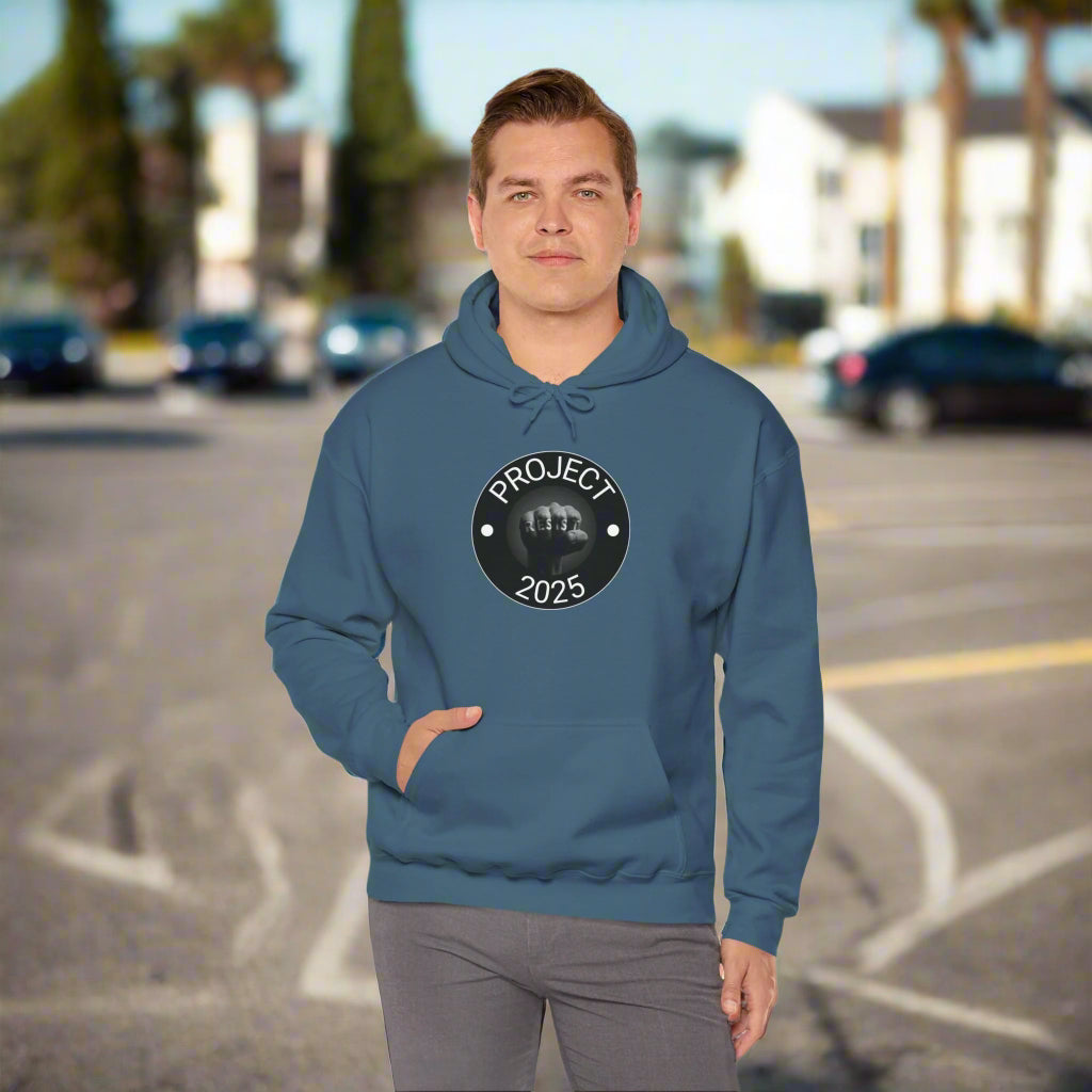 Resist Project 2025 - Unisex Hooded Sweatshirt
