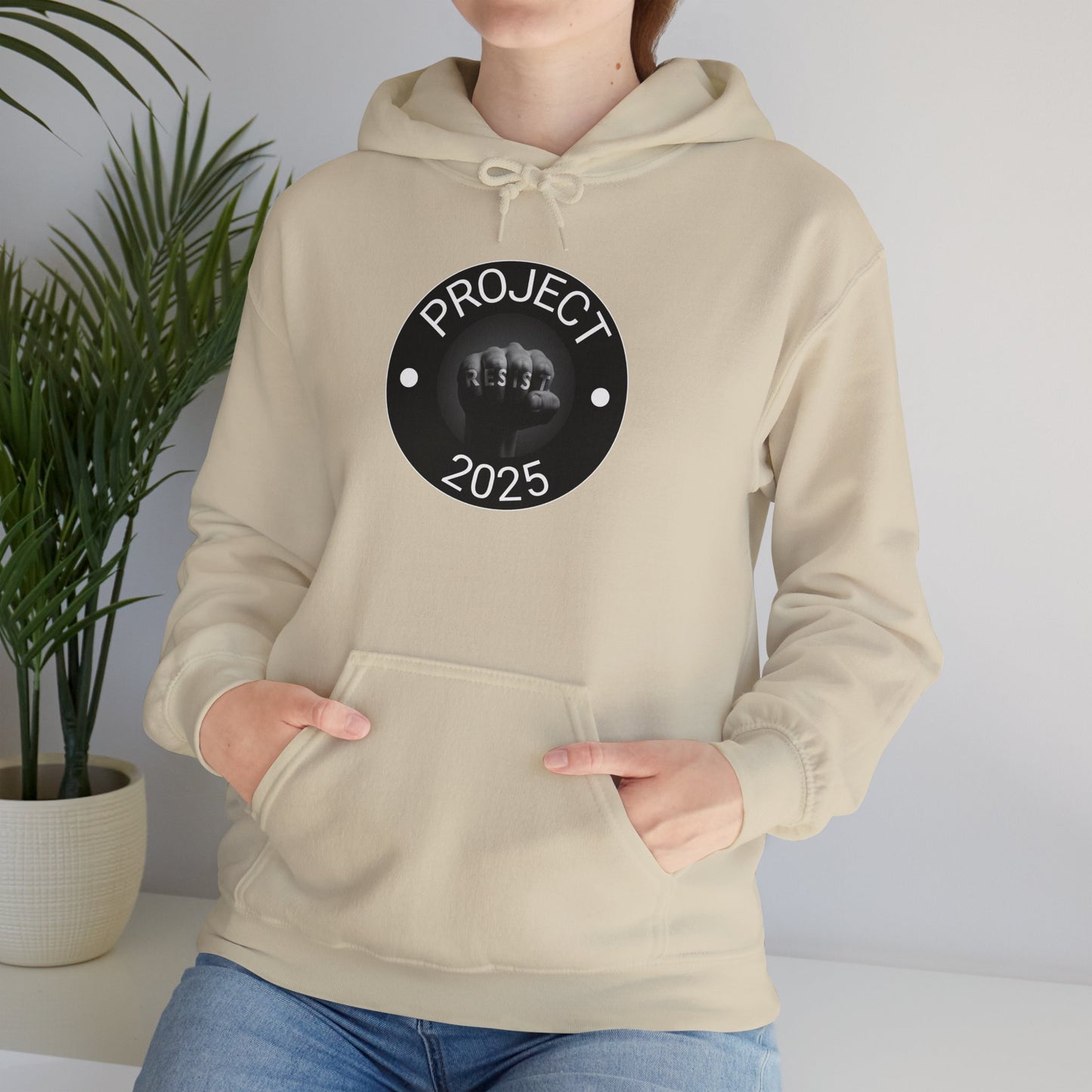 Resist Project 2025 - Unisex Hooded Sweatshirt