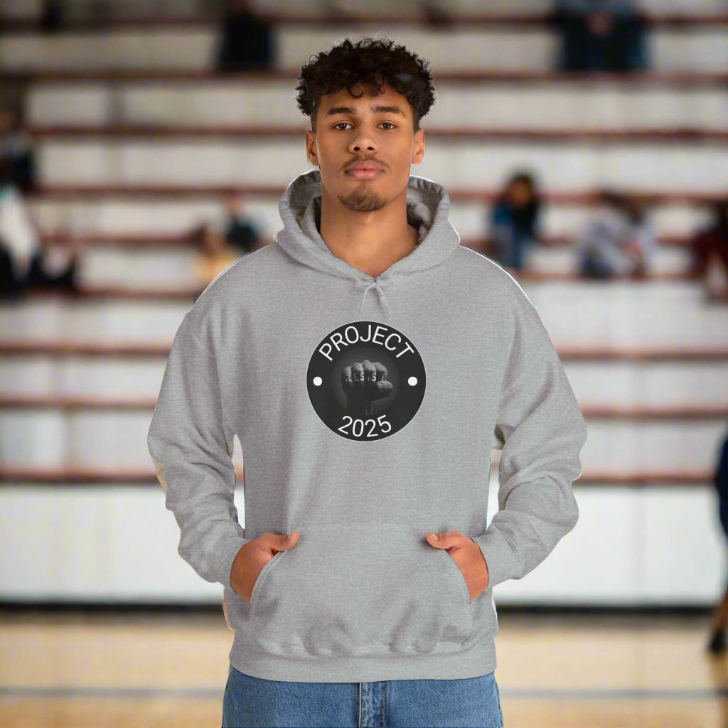 Resist Project 2025 - Unisex Hooded Sweatshirt