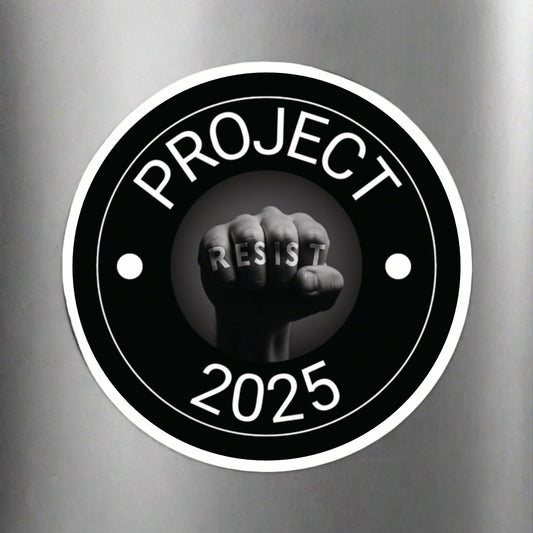 Resist Project 2025 Sticker