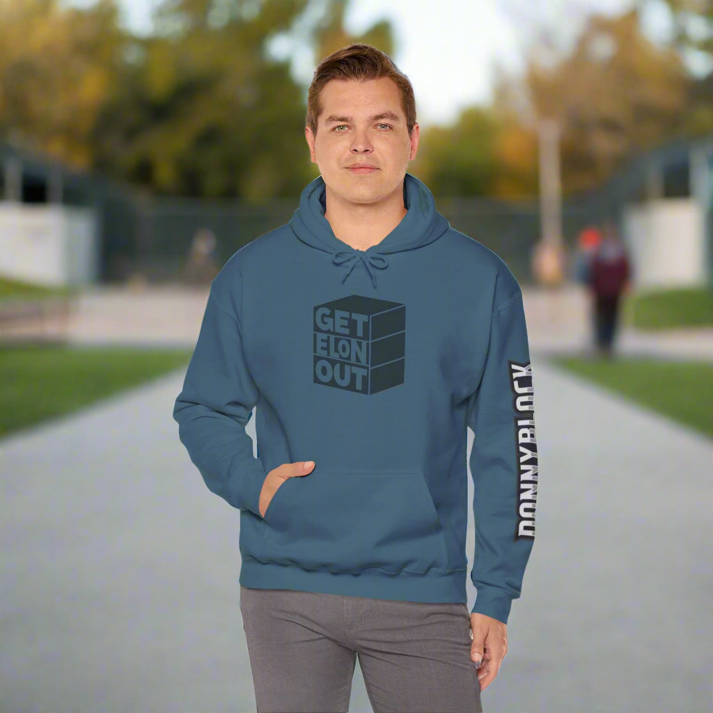 Get Elon Out - Unisex Hooded Sweatshirt