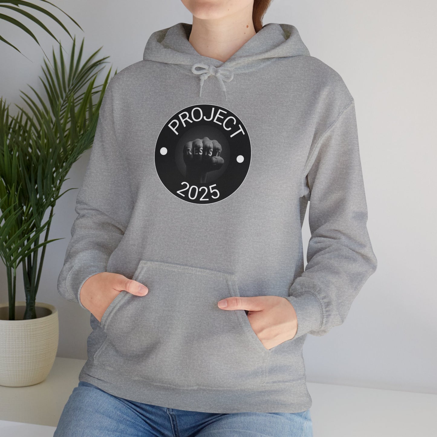 Resist Project 2025 - Unisex Hooded Sweatshirt