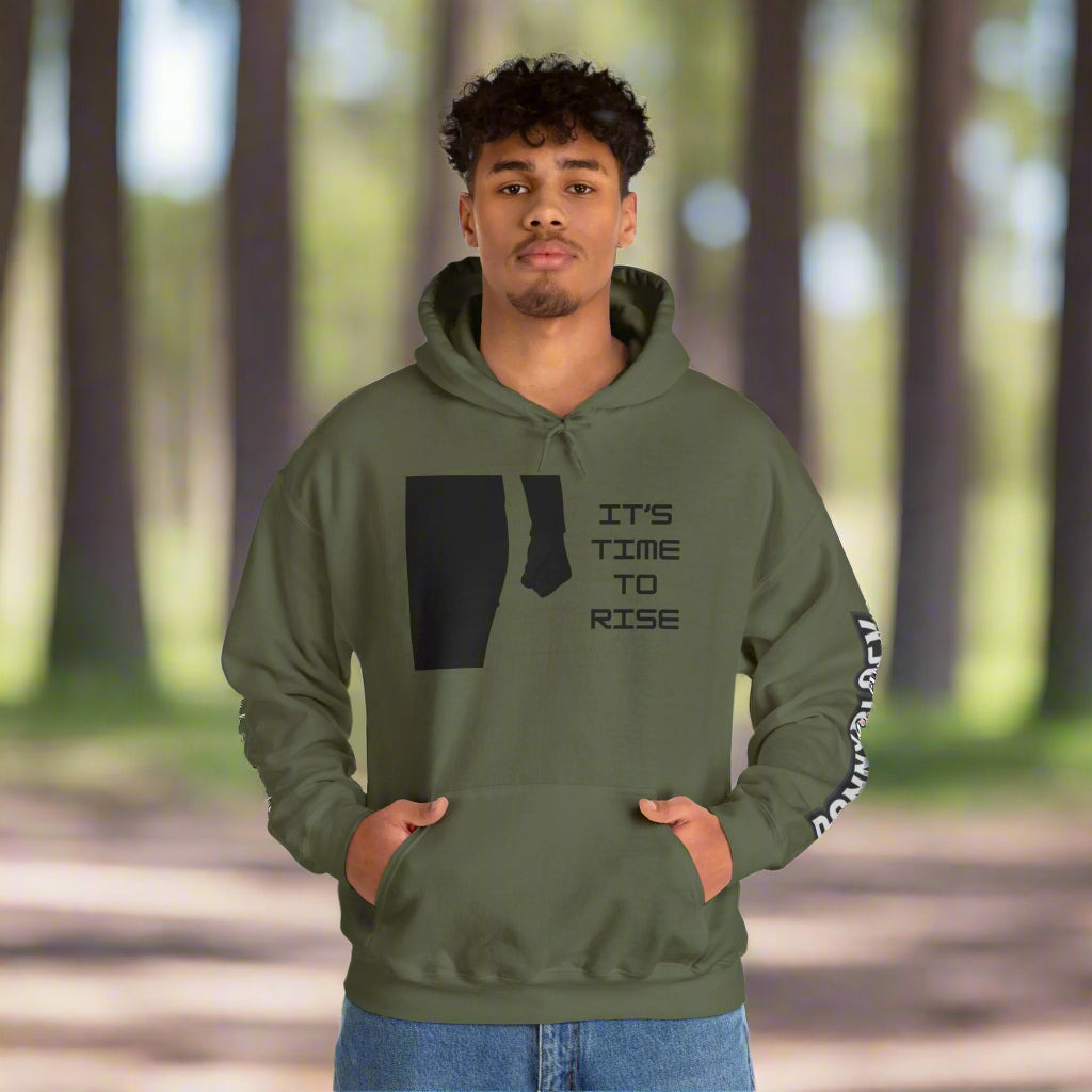 Time To Rise - Unisex Hooded Sweatshirt