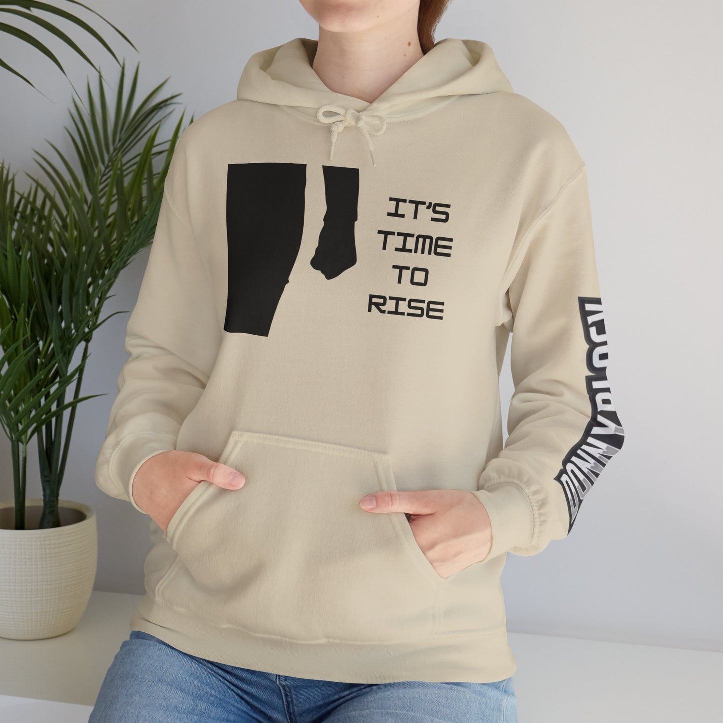 Time To Rise - Unisex Hooded Sweatshirt