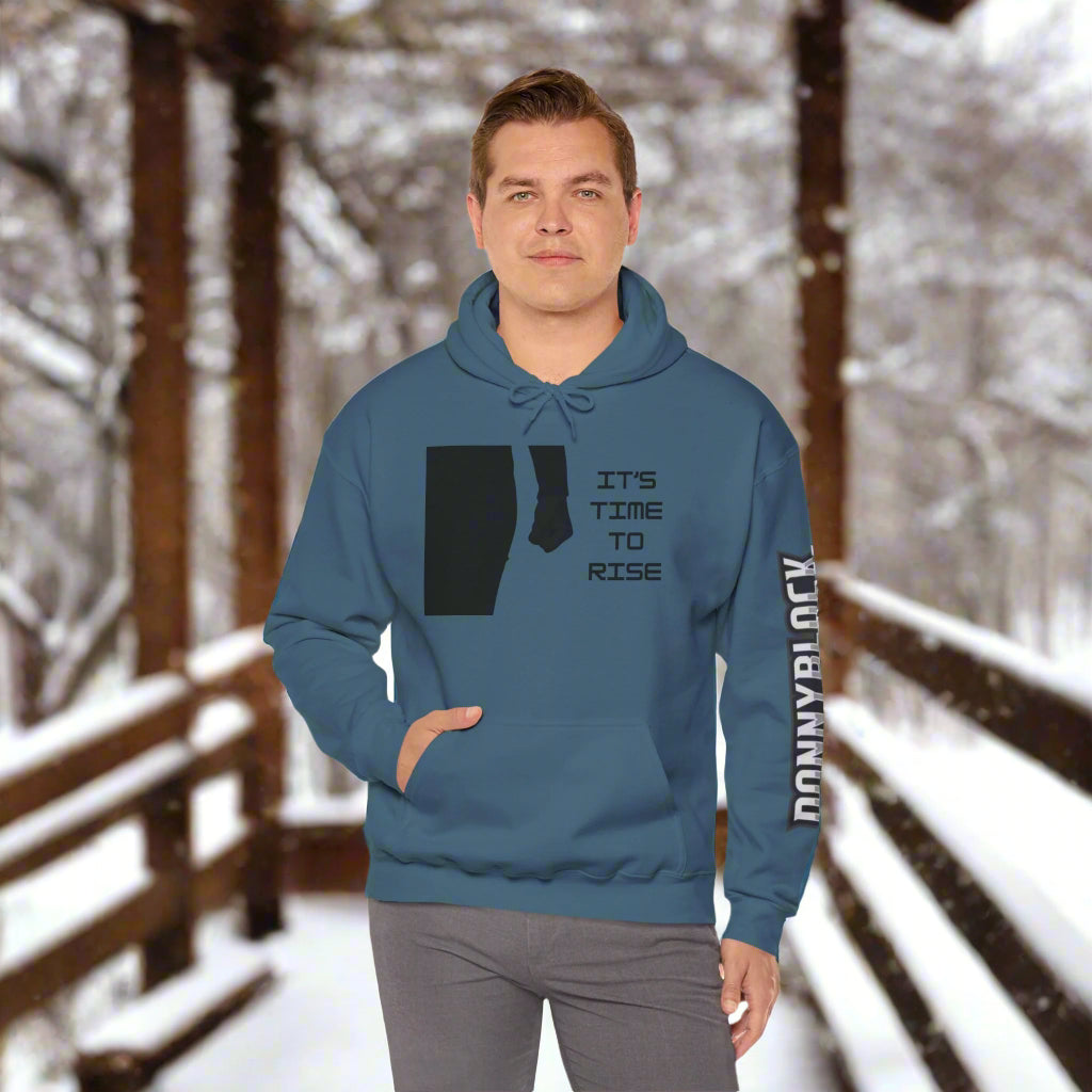 Time To Rise - Unisex Hooded Sweatshirt