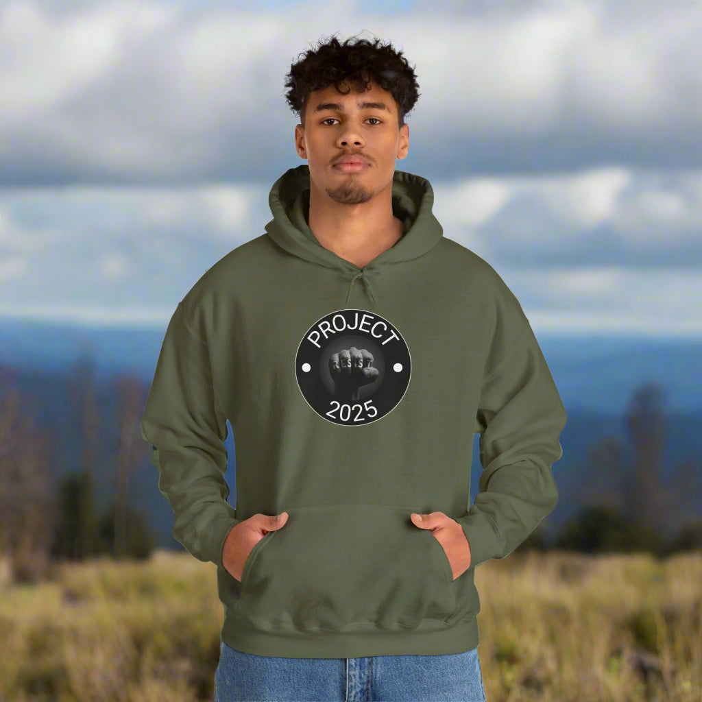 Resist Project 2025 - Unisex Hooded Sweatshirt