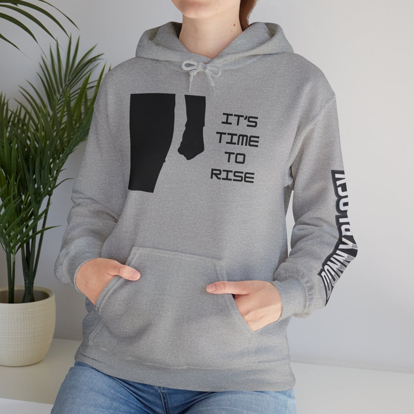 Time To Rise - Unisex Hooded Sweatshirt