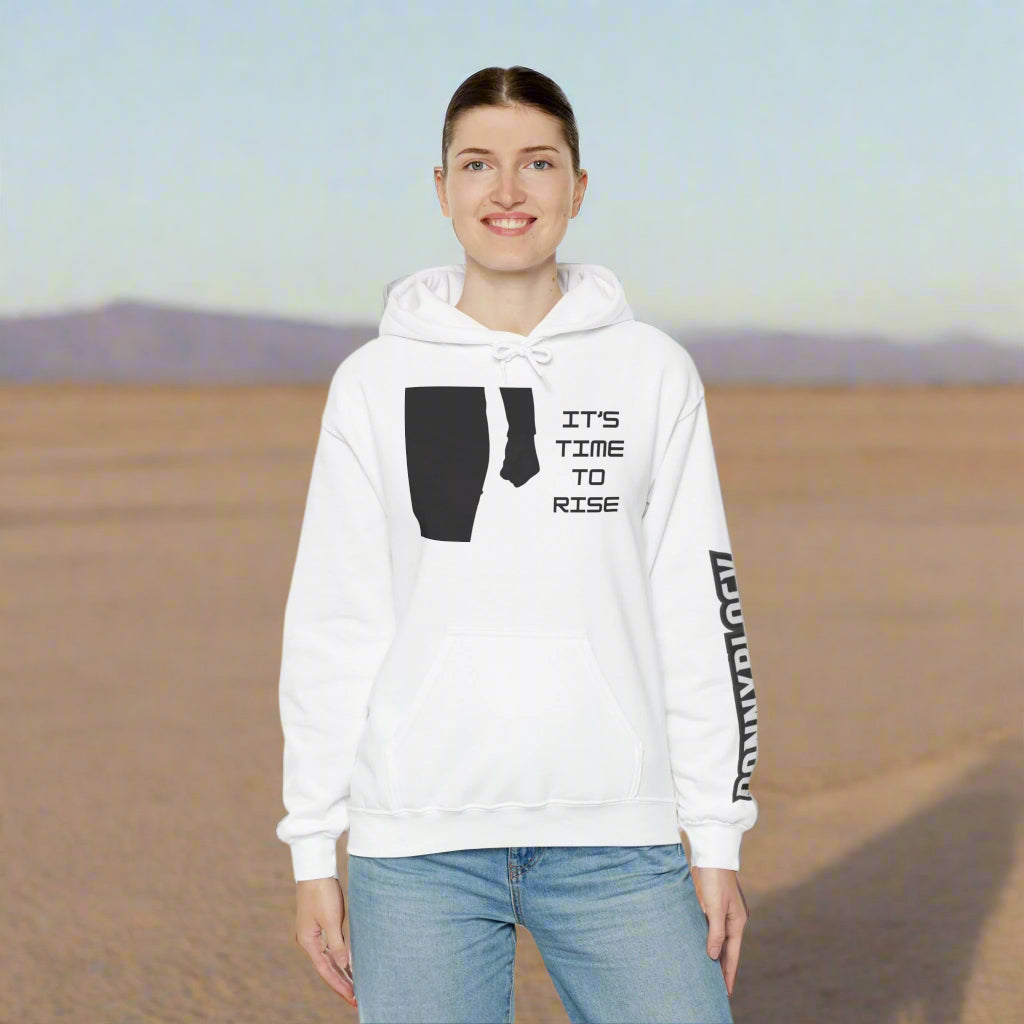 Time To Rise - Unisex Hooded Sweatshirt