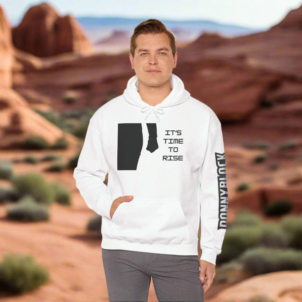 Time To Rise - Unisex Hooded Sweatshirt